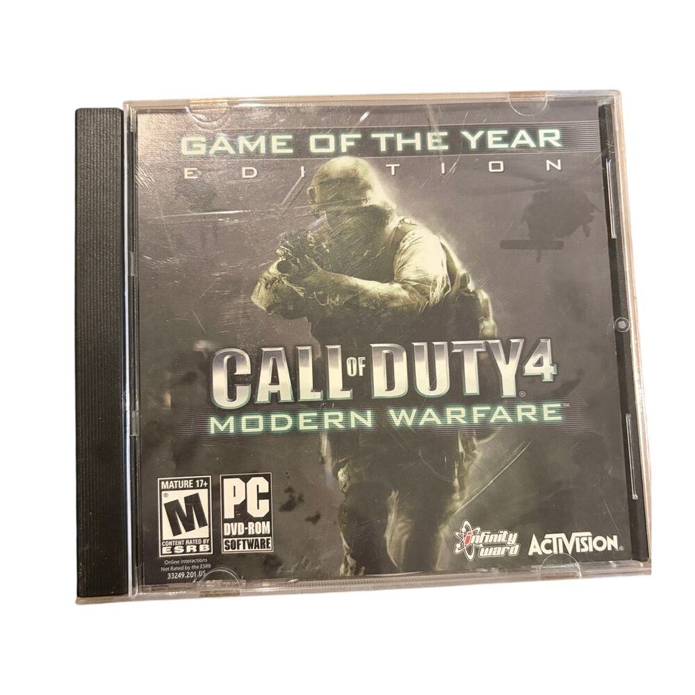 Call of Duty 4: Modern Warfare Game of the Year Edition PC DVD Win XP Vista